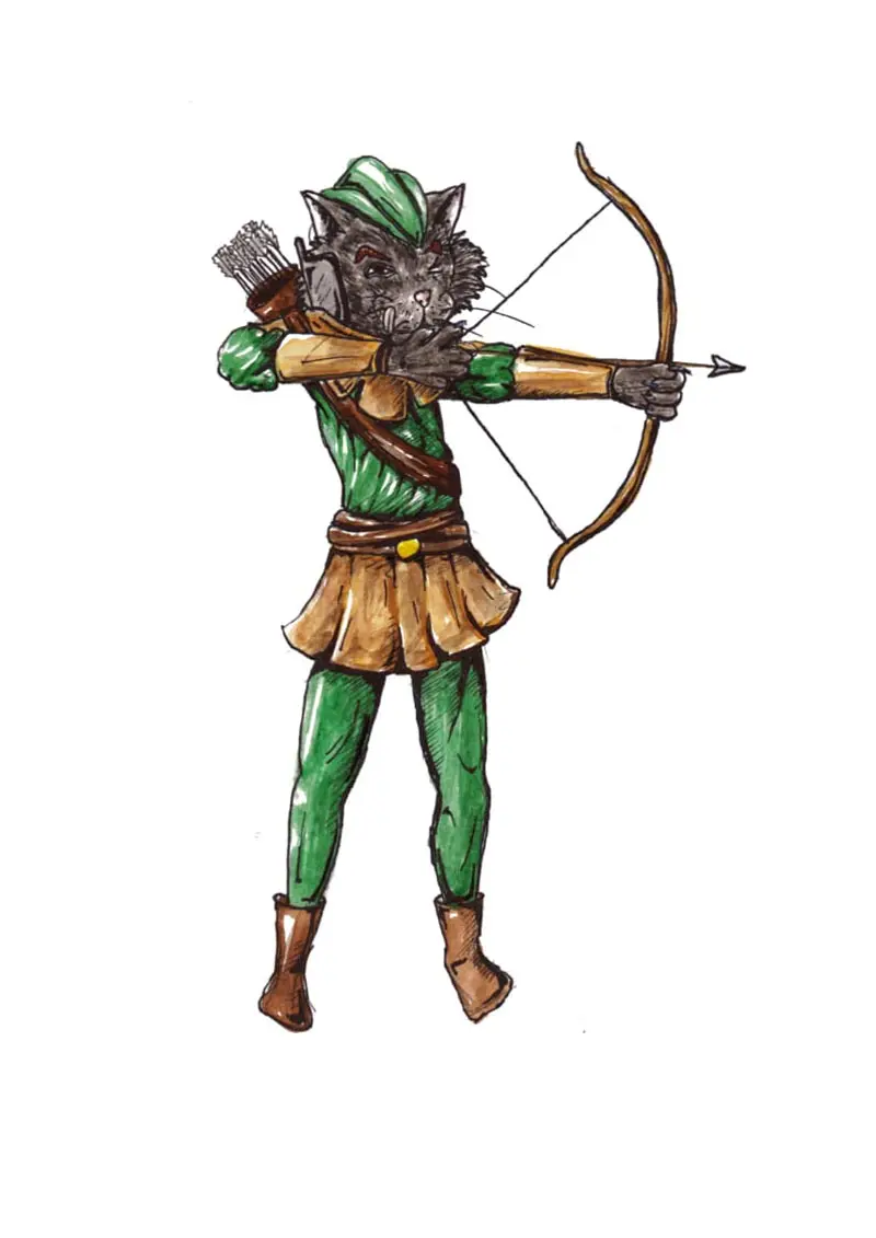 Archery Cat